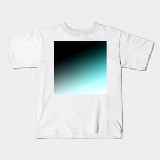 Blue white black abstract texture art Kids T-Shirt